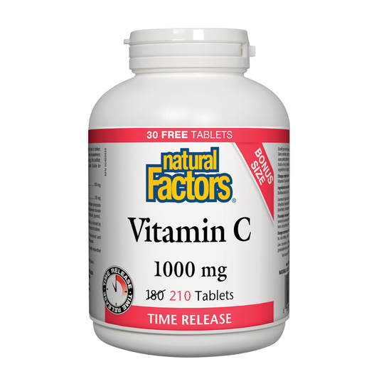 Vitamin C 1000mg Time Release BONUS 210 Tablets