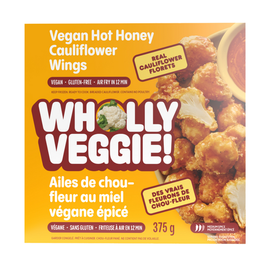 Wholly Veggie Hot Honey Cauliflower Wings 375g