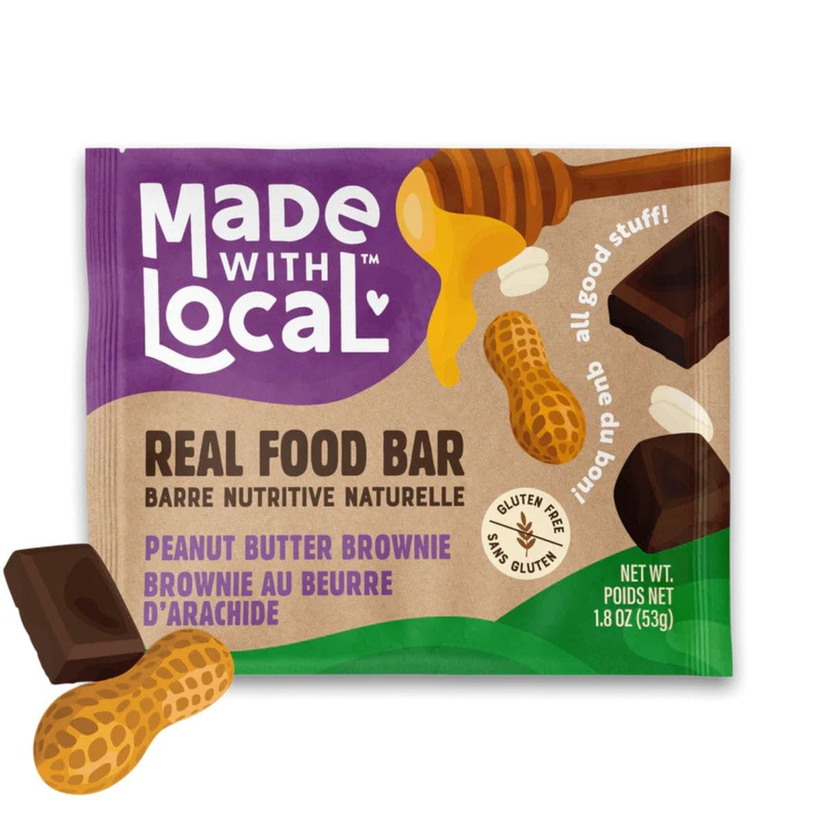 Made With Local Peanut Butter Brownie 53g