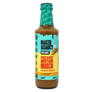 Naked & Saucy Organic Nooch Sweet & Spicy Mustard 250ml