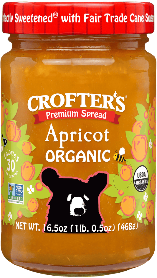 Crofter's Org Just Fruit Apricot Spread 235ml