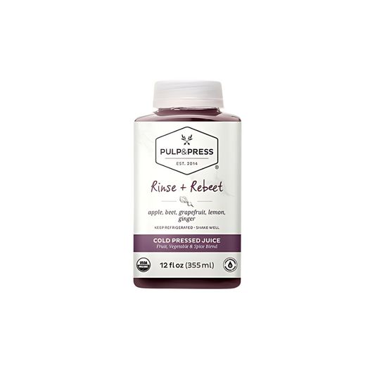 Pulp and Press Organic Cold Pressed Juice Rinse and Rebeet 355ml