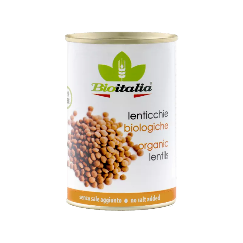 Bioitalia Organic Lentils No Salt Added 398ml