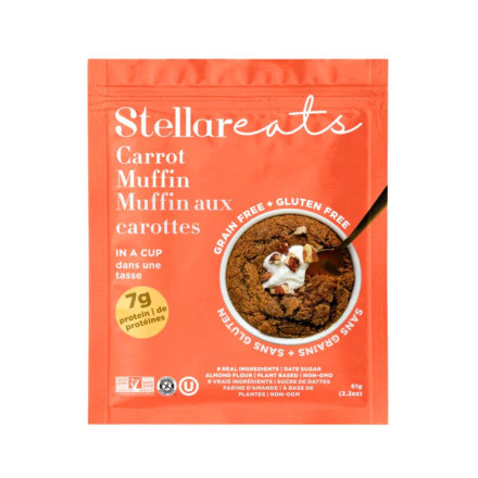 Stellar Eats Instant Treat Grain Free Carrot Cake Muffin In a Cup 61g
