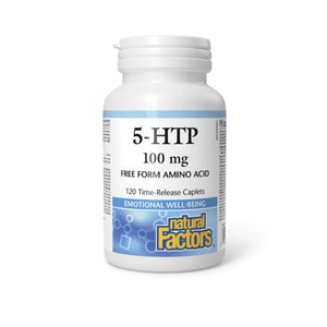 Natural Factors 5-HTP 100 mg 120 Vegetarian Capsules