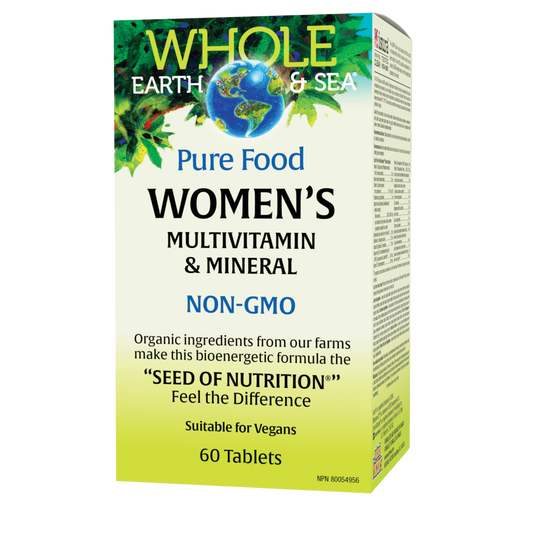 Whole Earth and Sea Women's Whole Food Multivitamin and Mineral 60 Tablets