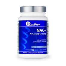 Load image into Gallery viewer, CanPrev NAC+ N-Acetyl-L-Cysteine 600mg 120 Vegetarian Capsules
