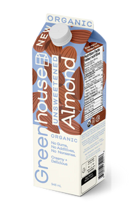 Greenhouse Organic Almond Milk Unsweetened 946ml