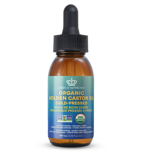 Queen Of The Thrones Organic Golden Castor Oil with Dropper 100mL