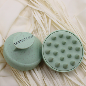 Love Attack Scalp Massager Green