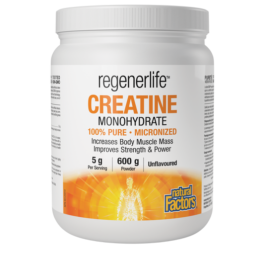 Natural Factors Regenerlife Creatine Monohydrate 600g