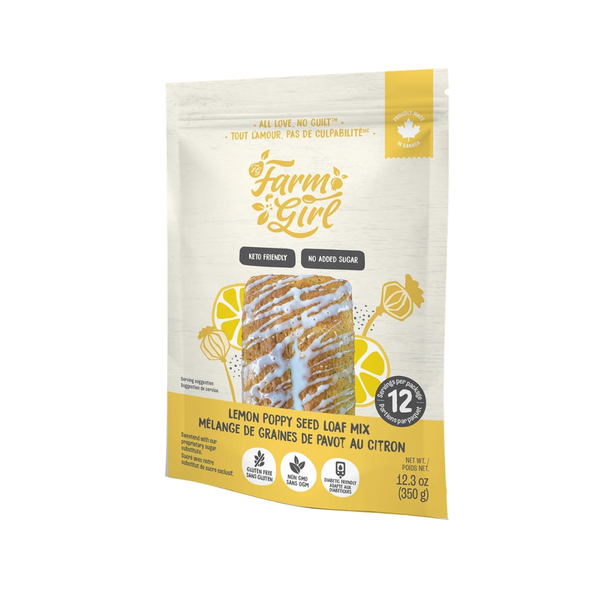 Farm Girl Lemon Poppy Seed Loaf Mix 350g