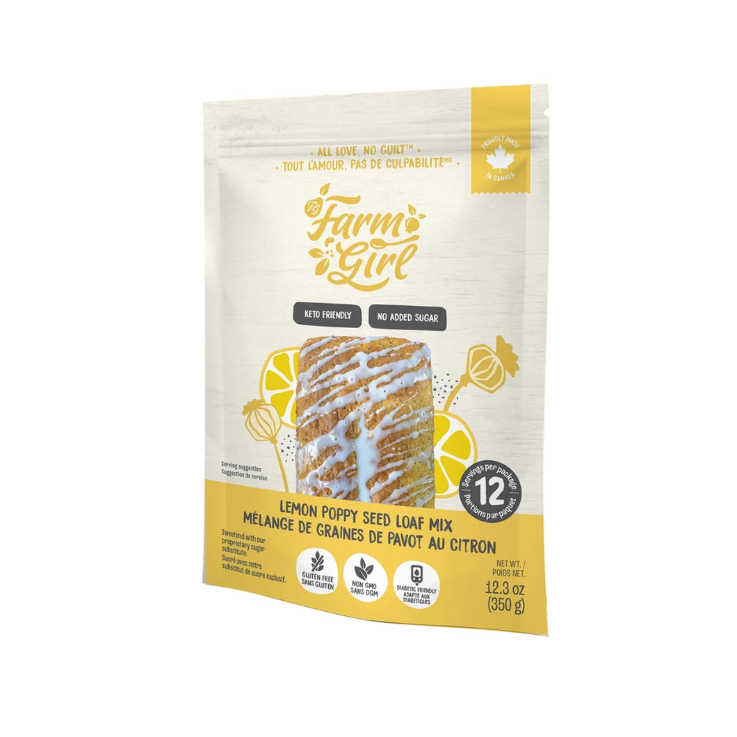 Farm Girl Lemon Poppy Seed Loaf Mix 350g