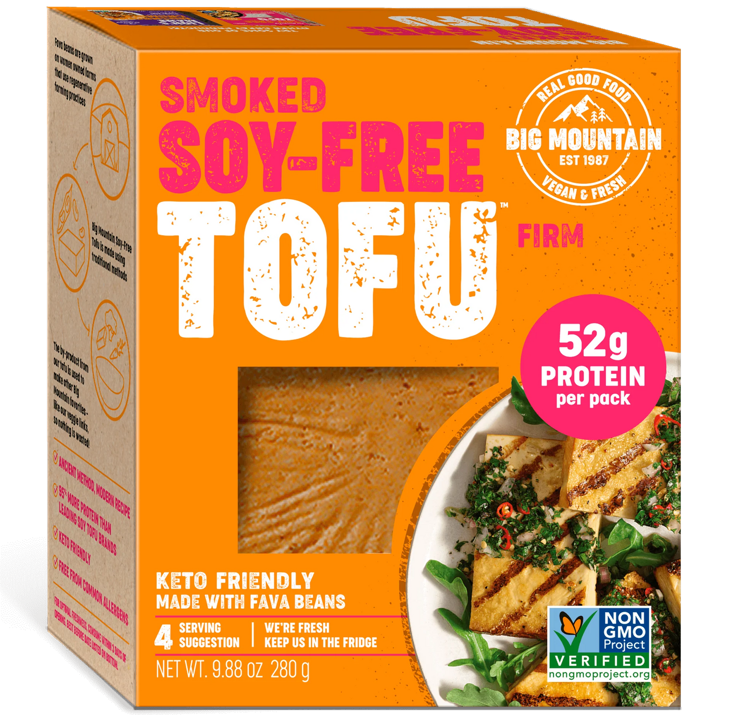Big Mountain Soy-Free Super Smoked Firm Tofu 300g
