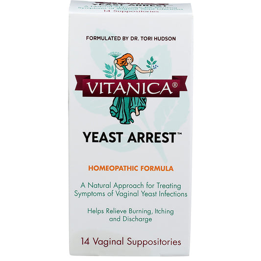 Vitanica Yeast Arrest 14 Vaginal Suppositories