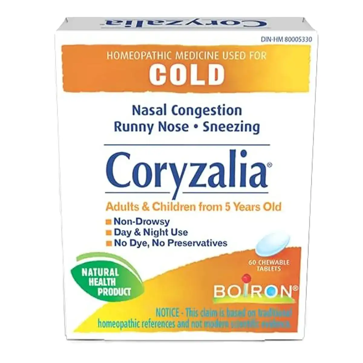 Boiron Coryzalia 60tabs