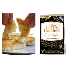 Load image into Gallery viewer, Green Goddess Fromagerie Vegan Halloumi Cheese 200g
