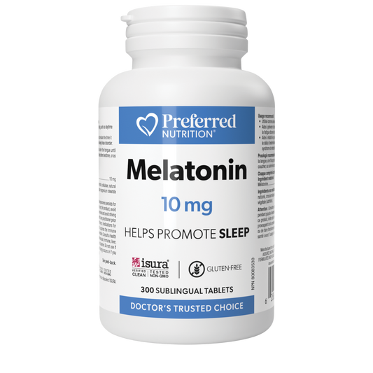 Preferred Nutrition Melatonin 10mg 300Sublingual Tablets