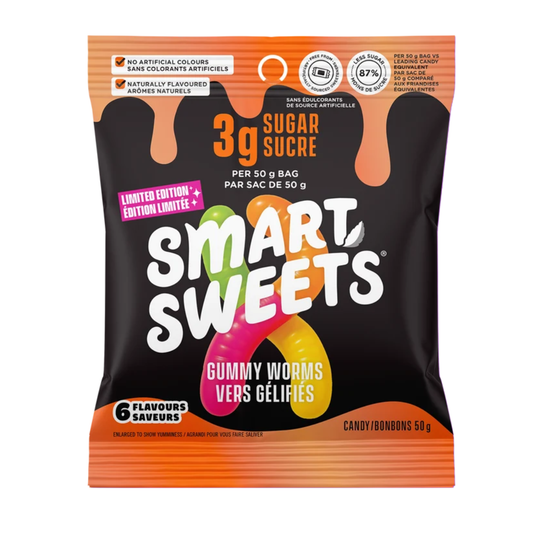 Smart Sweets Halloween Gummy Worms 50g