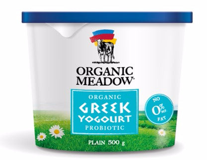 Organic Meadows Organic NF Greek Yogurt 500g