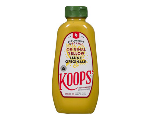 Koops Org Yellow Mustard 325ml