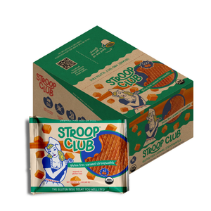 Stroop Club Non Vegan Gluten Free Organic Stroopwafel Caramel 2 pack