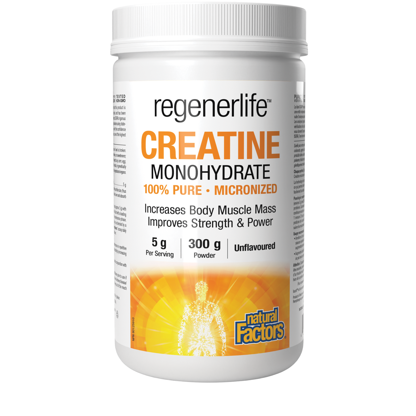 Natural Factors Regenerlife Creatine Monohydrate 300g