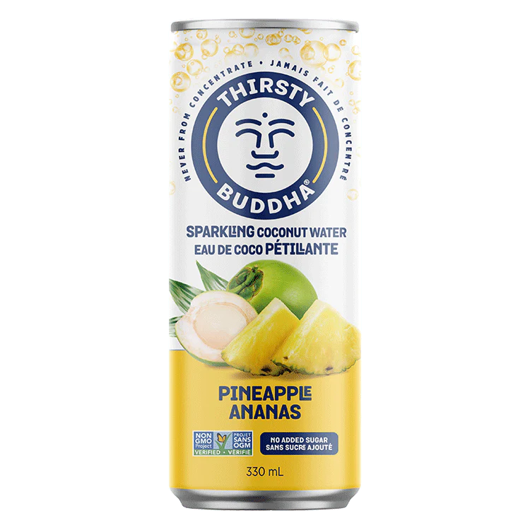 Thirsty Buddha Sparkling Coconut Pineapple 330ml