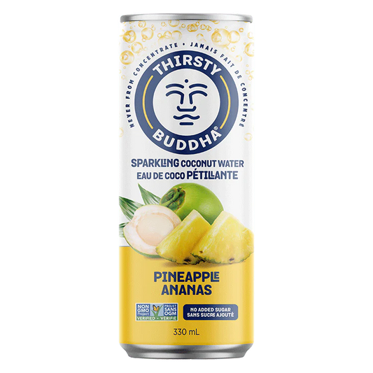 Thirsty Buddha Sparkling Coconut Pineapple 330ml