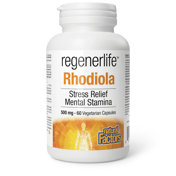 RegenerLife Rhodiola 500mg 60 Vegetarian Capsules
