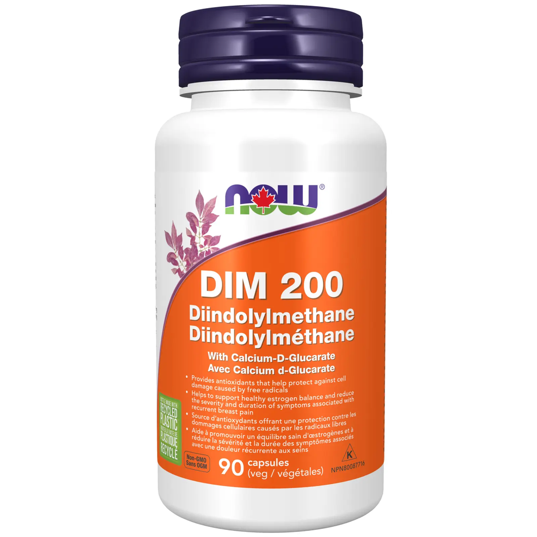NOW DIM 200mg Calcium d Glucarate 90vcaps