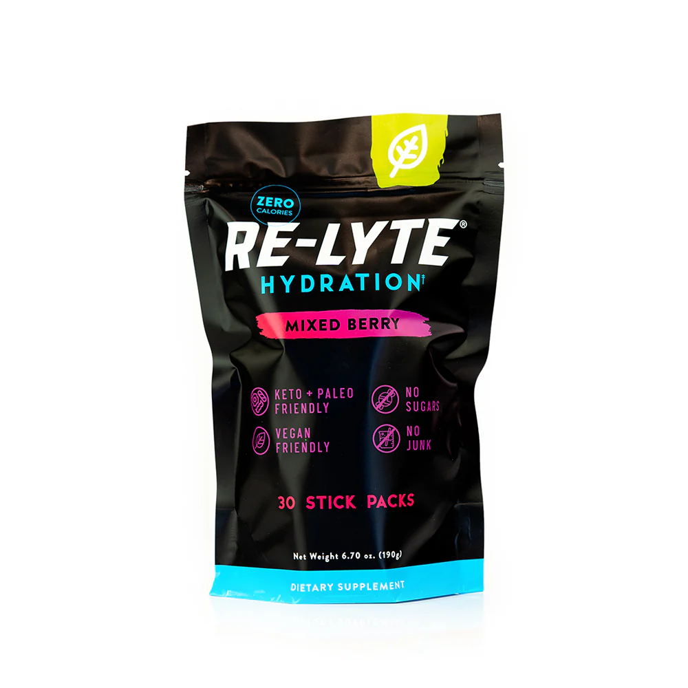 Redmond Re-Lyte Hydration Electrolyte Mix Mixed Berry Stick 6.5g 30 Pack