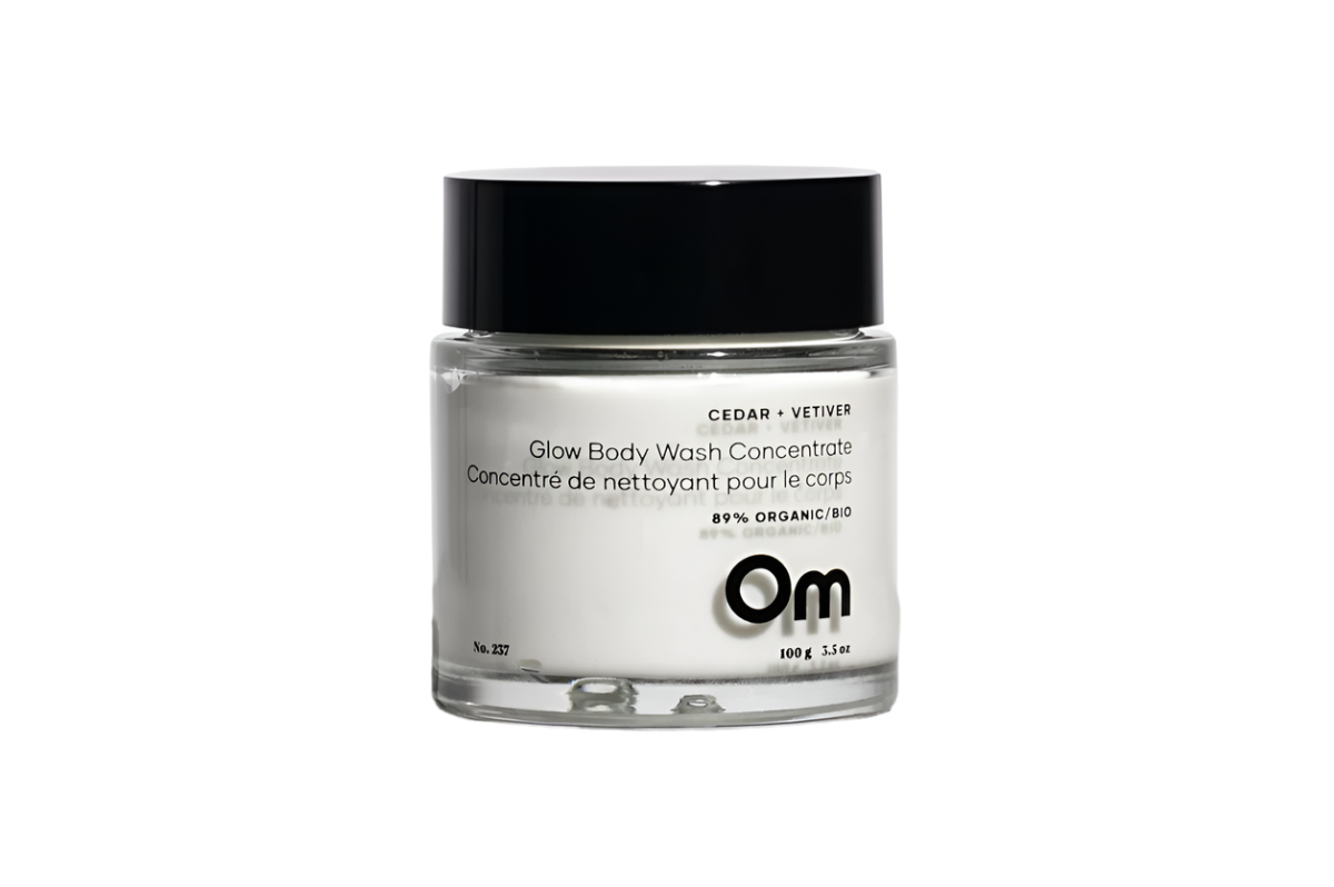 OM Organics Cedar Vetiver Glow Body Wash Concentrate 100g