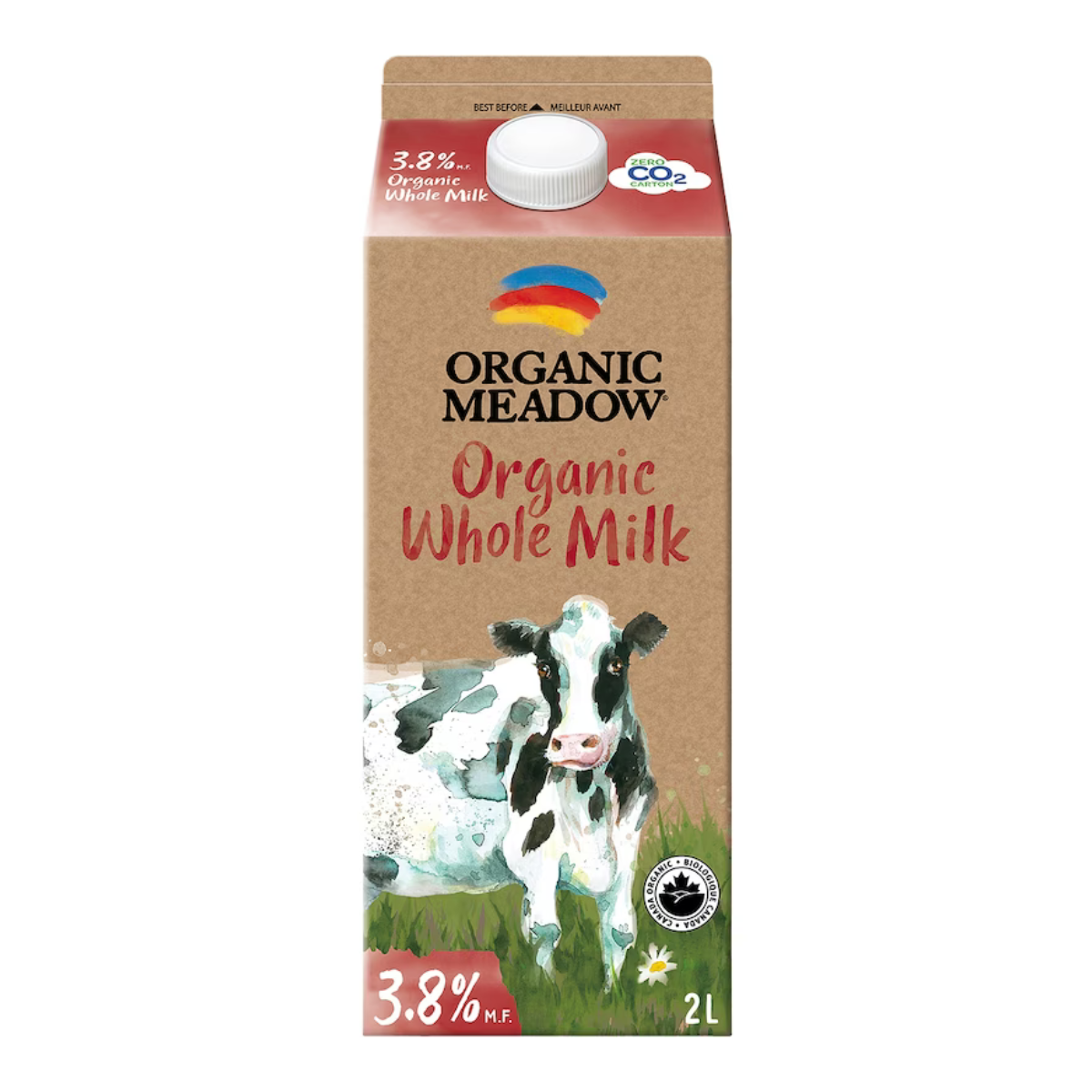Organic Meadow Organic Milk 3.8% 2L