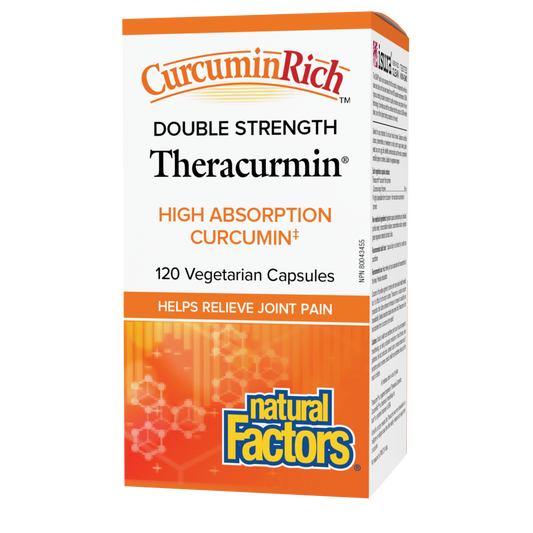 Natural Factors Theracurmin Double Strength 60mg 120 Vegetarian Capsules