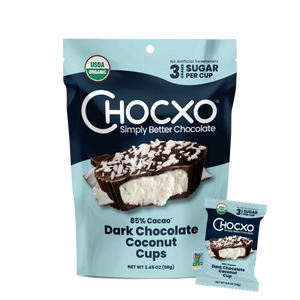 ChocXo 85% Dark Coconut Cup 98g