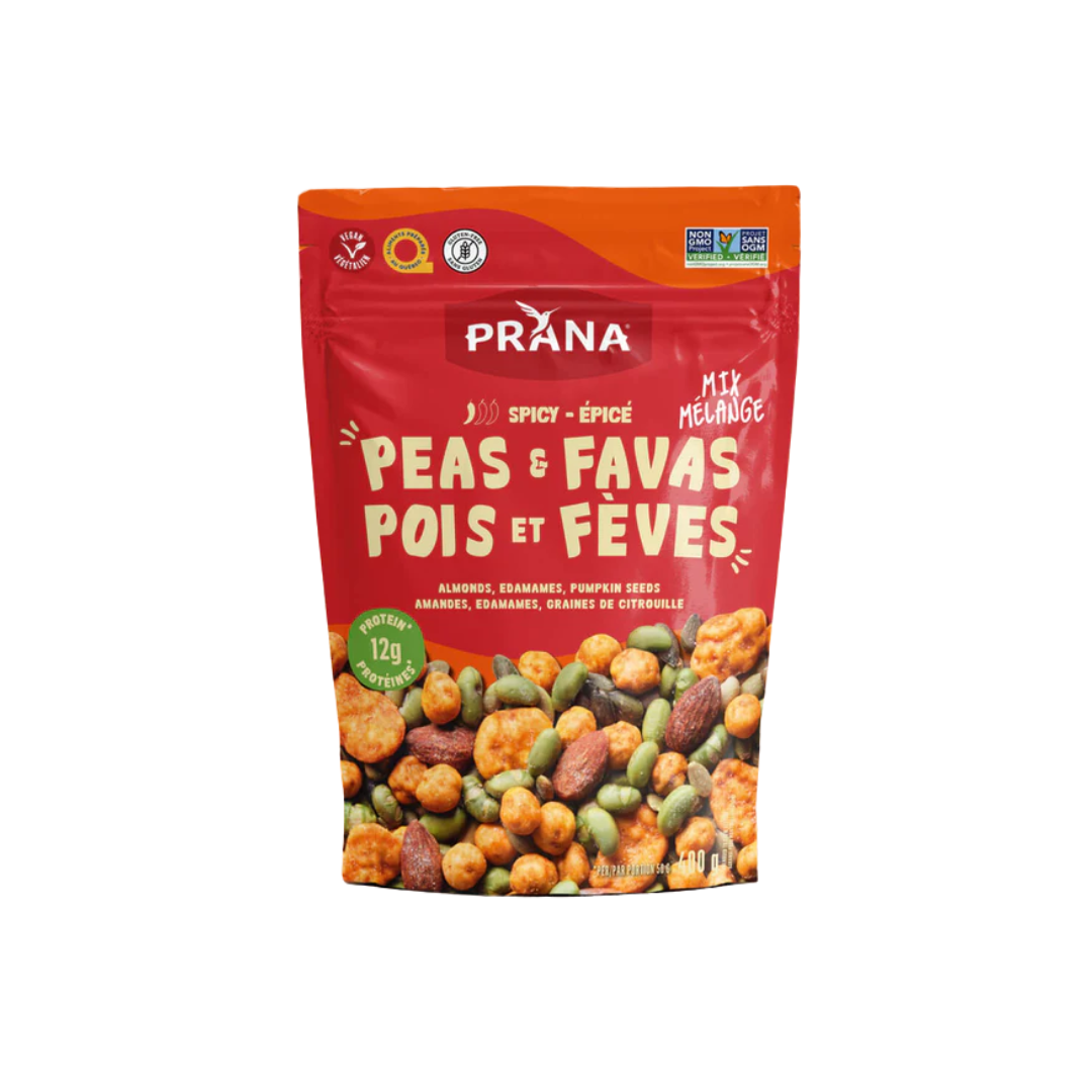 Prana Peas Favas Spicy Mix 400g
