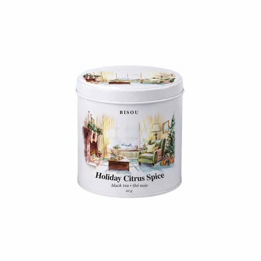 Bisou Tea Holiday Citrus Spice Black Tea Tin