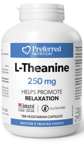 Preferred Nutrition L Theanine 250mg 150vcaps