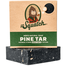 Load image into Gallery viewer, Dr. Squatch Pine Tar Soap 141g
