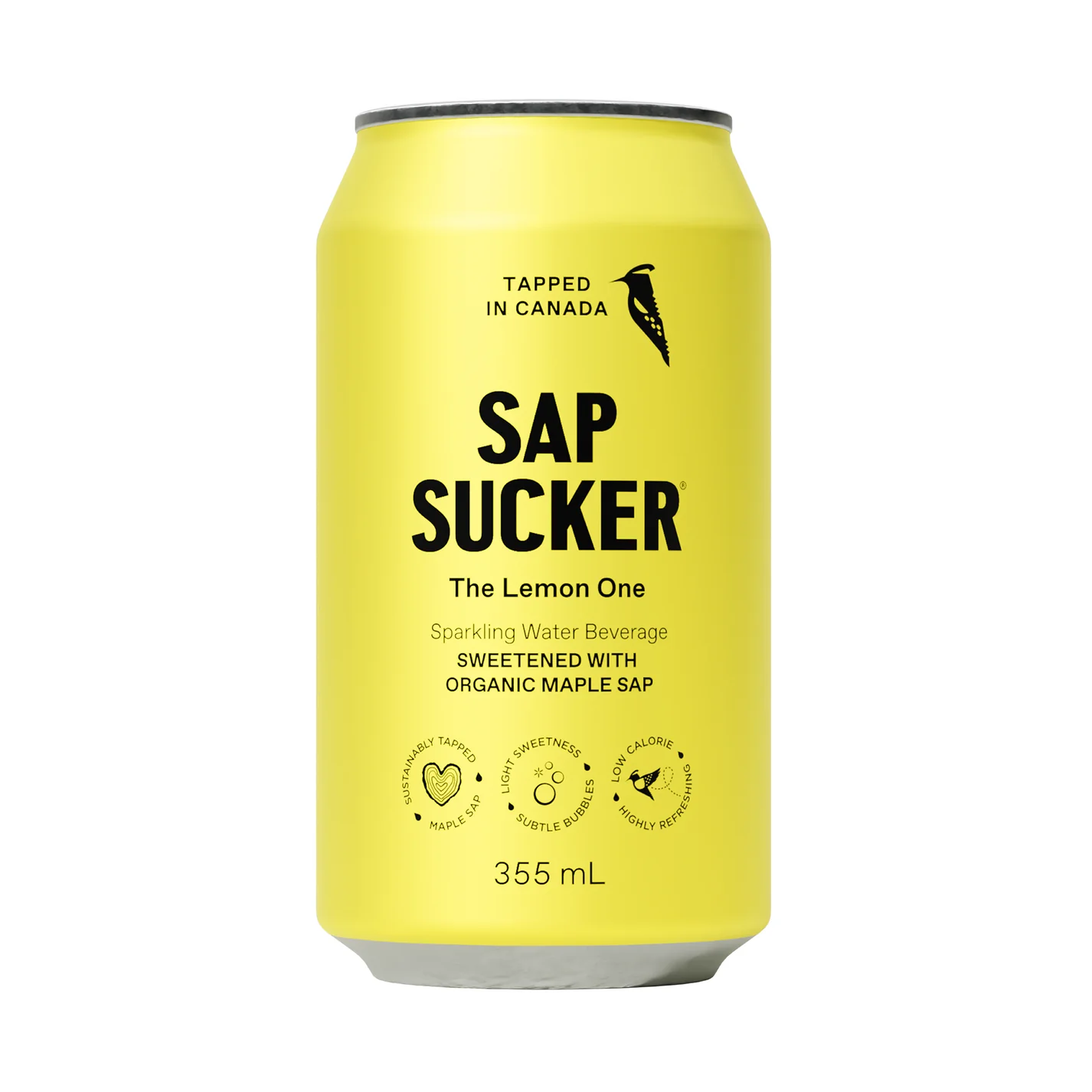 Sap Sucker Organic Sparkling Water The Lemon One 355ml