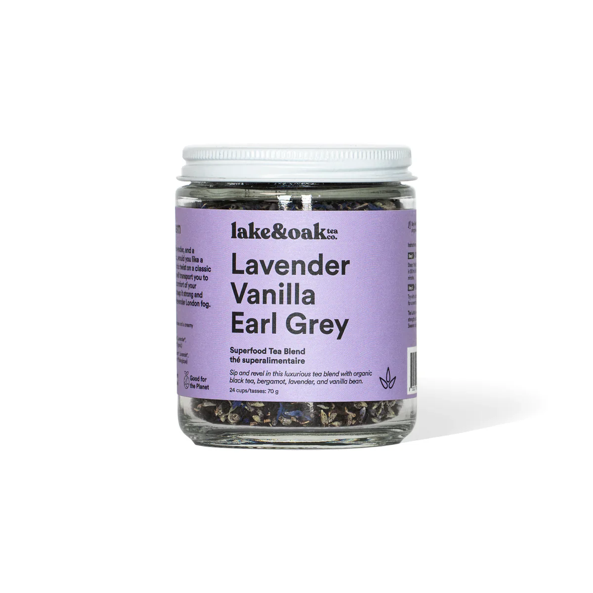 Lake & Oak Lavender Vanilla Earl Grey 24 Servings