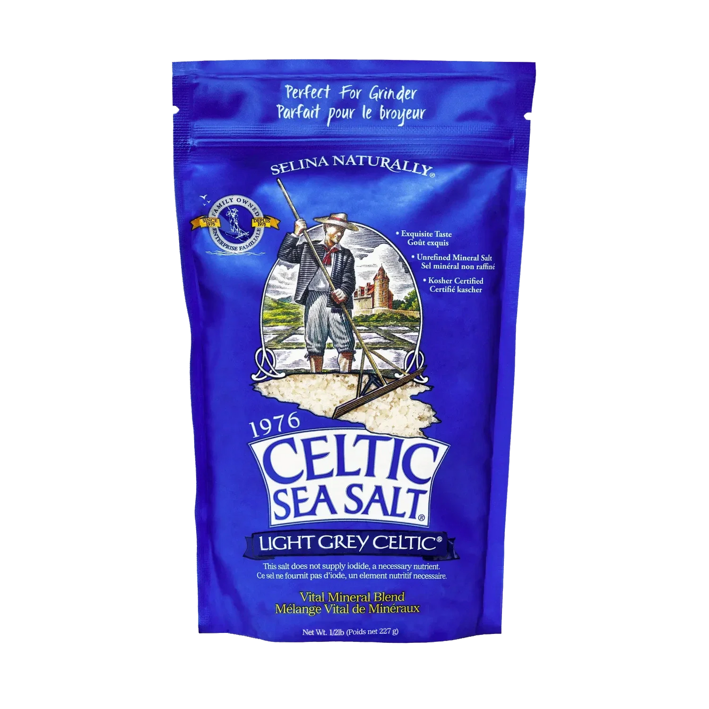 Celtic Sea Salt Light Grey Coarse Grind 227g