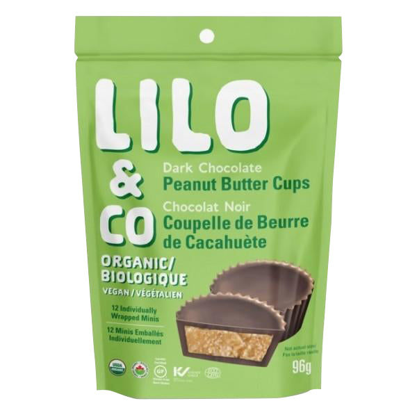 Lilo & Co Dark Chocolate Peanut Butter Cups 96g