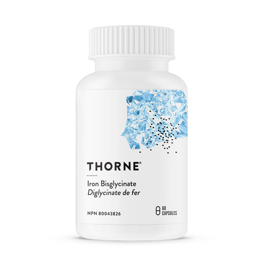 Thorne Iron Bisglycinate 60 Vegetarian Capsules