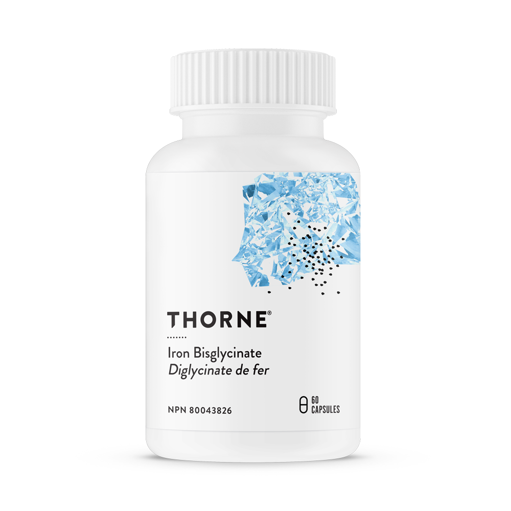 Thorne Iron Bisglycinate 60 Vegetarian Capsules
