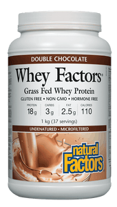 Natural Factors Whey Factors Double Chocolate Protein 1kg