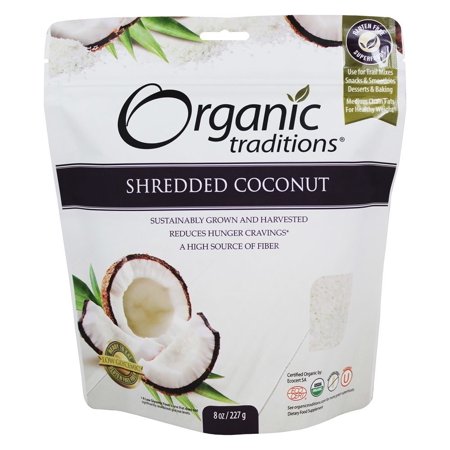 Organic Traditions Shredded Coconut 190g