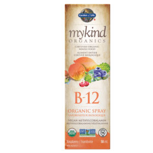 Garden of Life MyKind Organics Vitamin B12 Organic Raspberry Flavour Spray 58 ml
