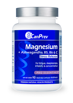 CanPrev Magnesium Stress Release 90 Vegetarian Capsules